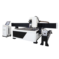 Cortador de plasma CNC para chapas y tubos con marcado y taladrado
